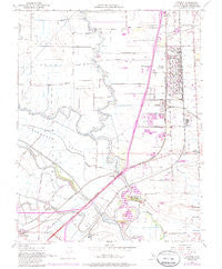 Lathrop California Historical topographic map, 1:24000 scale, 7.5 X 7.5 Minute, Year 1952