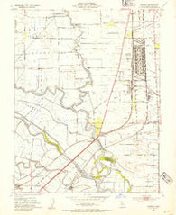 Lathrop California Historical topographic map, 1:24000 scale, 7.5 X 7.5 Minute, Year 1952