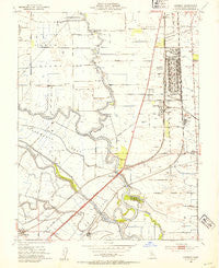 Lathrop California Historical topographic map, 1:24000 scale, 7.5 X 7.5 Minute, Year 1952