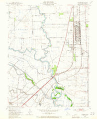 Lathrop California Historical topographic map, 1:24000 scale, 7.5 X 7.5 Minute, Year 1952