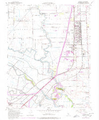 Lathrop California Historical topographic map, 1:24000 scale, 7.5 X 7.5 Minute, Year 1952