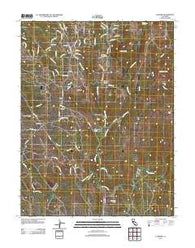 Latrobe California Historical topographic map, 1:24000 scale, 7.5 X 7.5 Minute, Year 2012