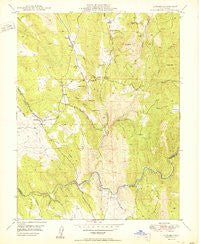 Latrobe California Historical topographic map, 1:24000 scale, 7.5 X 7.5 Minute, Year 1950