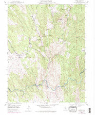 Latrobe California Historical topographic map, 1:24000 scale, 7.5 X 7.5 Minute, Year 1949