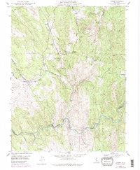 Latrobe California Historical topographic map, 1:24000 scale, 7.5 X 7.5 Minute, Year 1949