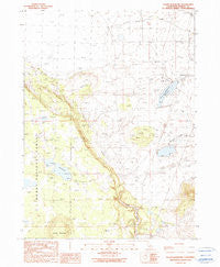 Lauer Reservoir California Historical topographic map, 1:24000 scale, 7.5 X 7.5 Minute, Year 1990