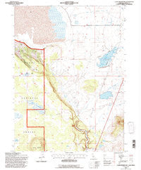 Lauer Reservoir California Historical topographic map, 1:24000 scale, 7.5 X 7.5 Minute, Year 1993