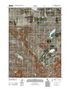 Lauer Reservoir California Historical topographic map, 1:24000 scale, 7.5 X 7.5 Minute, Year 2012