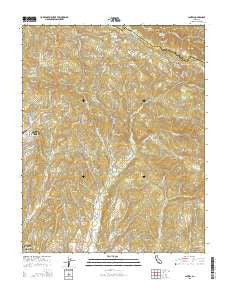 Laurel California Current topographic map, 1:24000 scale, 7.5 X 7.5 Minute, Year 2015