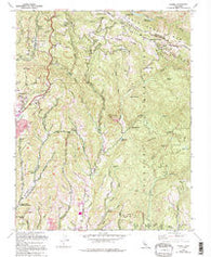 Laurel California Historical topographic map, 1:24000 scale, 7.5 X 7.5 Minute, Year 1955