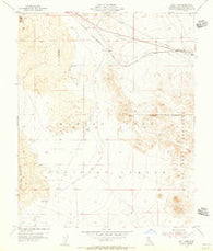 Lavic Lake California Historical topographic map, 1:24000 scale, 7.5 X 7.5 Minute, Year 1955
