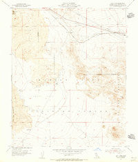 Lavic Lake California Historical topographic map, 1:24000 scale, 7.5 X 7.5 Minute, Year 1955