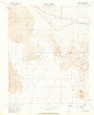 Lavic Lake California Historical topographic map, 1:24000 scale, 7.5 X 7.5 Minute, Year 1955