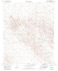 Lavic SE California Historical topographic map, 1:24000 scale, 7.5 X 7.5 Minute, Year 1955