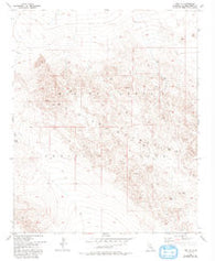 Lavic SE California Historical topographic map, 1:24000 scale, 7.5 X 7.5 Minute, Year 1955