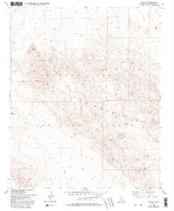 Lavic SE California Historical topographic map, 1:24000 scale, 7.5 X 7.5 Minute, Year 1955