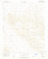Lavic SE California Historical topographic map, 1:24000 scale, 7.5 X 7.5 Minute, Year 1955