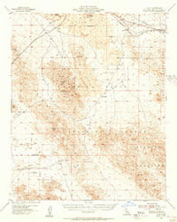 Lavic California Historical topographic map, 1:62500 scale, 15 X 15 Minute, Year 1955