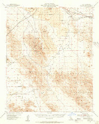 Lavic California Historical topographic map, 1:62500 scale, 15 X 15 Minute, Year 1955