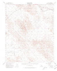Lavic California Historical topographic map, 1:62500 scale, 15 X 15 Minute, Year 1955