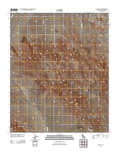 Lavic SE California Historical topographic map, 1:24000 scale, 7.5 X 7.5 Minute, Year 2012
