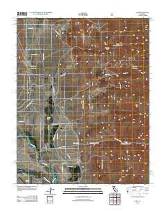 Laws California Historical topographic map, 1:24000 scale, 7.5 X 7.5 Minute, Year 2012