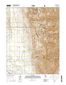 Laws California Current topographic map, 1:24000 scale, 7.5 X 7.5 Minute, Year 2015