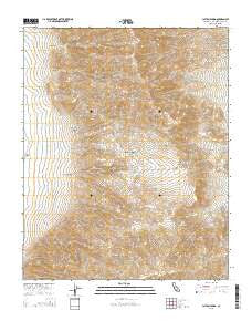 Layton Spring California Current topographic map, 1:24000 scale, 7.5 X 7.5 Minute, Year 2015