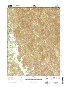 Laytonville California Current topographic map, 1:24000 scale, 7.5 X 7.5 Minute, Year 2015