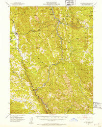 Laytonville California Historical topographic map, 1:62500 scale, 15 X 15 Minute, Year 1951