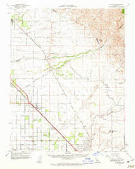 Le Grand California Historical topographic map, 1:62500 scale, 15 X 15 Minute, Year 1961