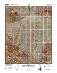 Leach Lake California Historical topographic map, 1:24000 scale, 7.5 X 7.5 Minute, Year 2012