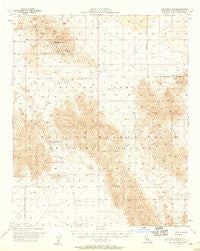 Lead Mountain California Historical topographic map, 1:62500 scale, 15 X 15 Minute, Year 1955