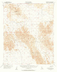 Lead Mountain California Historical topographic map, 1:62500 scale, 15 X 15 Minute, Year 1955