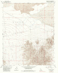 Lead Mtn NE California Historical topographic map, 1:24000 scale, 7.5 X 7.5 Minute, Year 1955