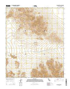 Lead Mountain California Current topographic map, 1:24000 scale, 7.5 X 7.5 Minute, Year 2015