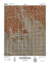 Lead Mountain SW California Historical topographic map, 1:24000 scale, 7.5 X 7.5 Minute, Year 2012