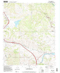 Lebec California Historical topographic map, 1:24000 scale, 7.5 X 7.5 Minute, Year 1991