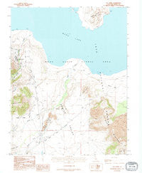 Lee Vining California Historical topographic map, 1:24000 scale, 7.5 X 7.5 Minute, Year 1992
