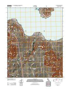 Lee Vining California Historical topographic map, 1:24000 scale, 7.5 X 7.5 Minute, Year 2012