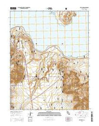 Lee Vining California Current topographic map, 1:24000 scale, 7.5 X 7.5 Minute, Year 2015