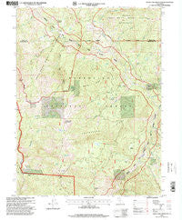 Leech Lake Mountain California Historical topographic map, 1:24000 scale, 7.5 X 7.5 Minute, Year 1995