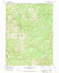 Leech Lake Mountain California Historical topographic map, 1:24000 scale, 7.5 X 7.5 Minute, Year 1966