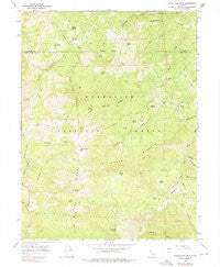 Leech Lake Mountain California Historical topographic map, 1:24000 scale, 7.5 X 7.5 Minute, Year 1966