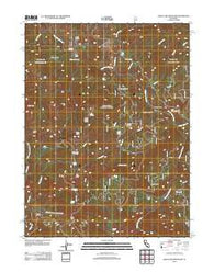 Leech Lake Mountain California Historical topographic map, 1:24000 scale, 7.5 X 7.5 Minute, Year 2012
