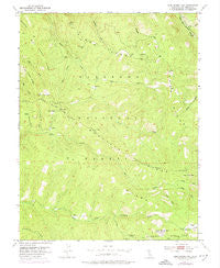Leek Spring Hill California Historical topographic map, 1:24000 scale, 7.5 X 7.5 Minute, Year 1951