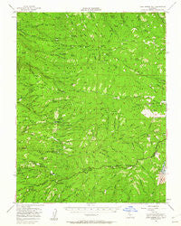 Leek Spring Hill California Historical topographic map, 1:62500 scale, 15 X 15 Minute, Year 1951