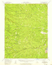 Leek Spring Hill California Historical topographic map, 1:62500 scale, 15 X 15 Minute, Year 1951