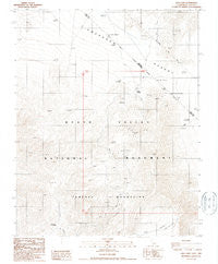 Lees Camp California Historical topographic map, 1:24000 scale, 7.5 X 7.5 Minute, Year 1987