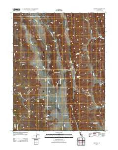 Leesville California Historical topographic map, 1:24000 scale, 7.5 X 7.5 Minute, Year 2012